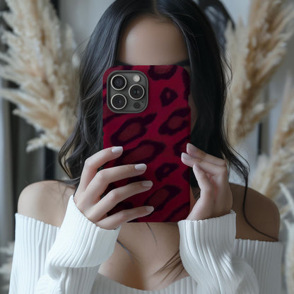 Scarlet | Red Animal Print Case