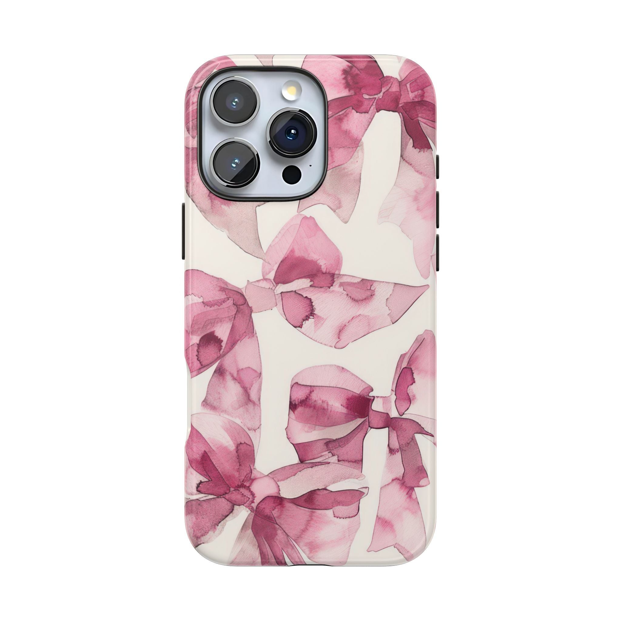 Coque iPhone Whimsy | Nœuds roses