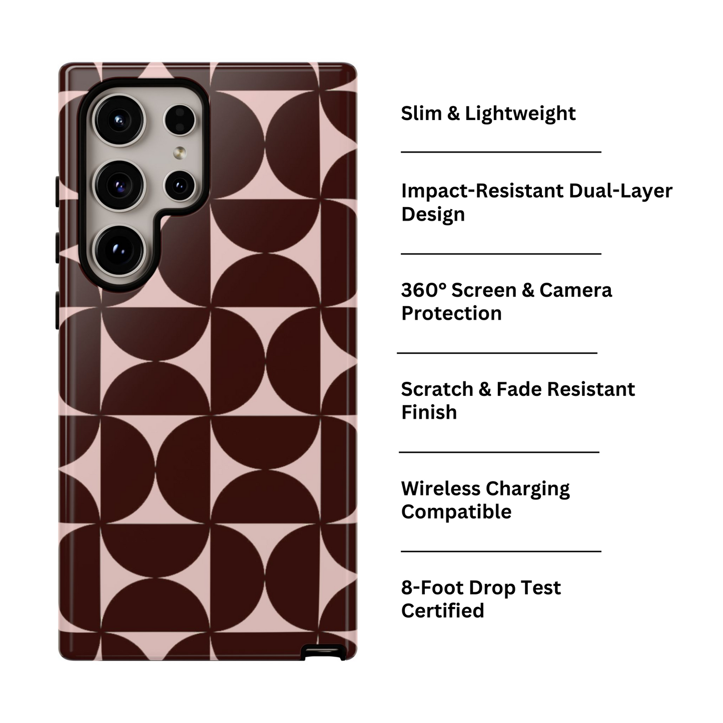 Mod Mood | Geometric Pattern Galaxy Case