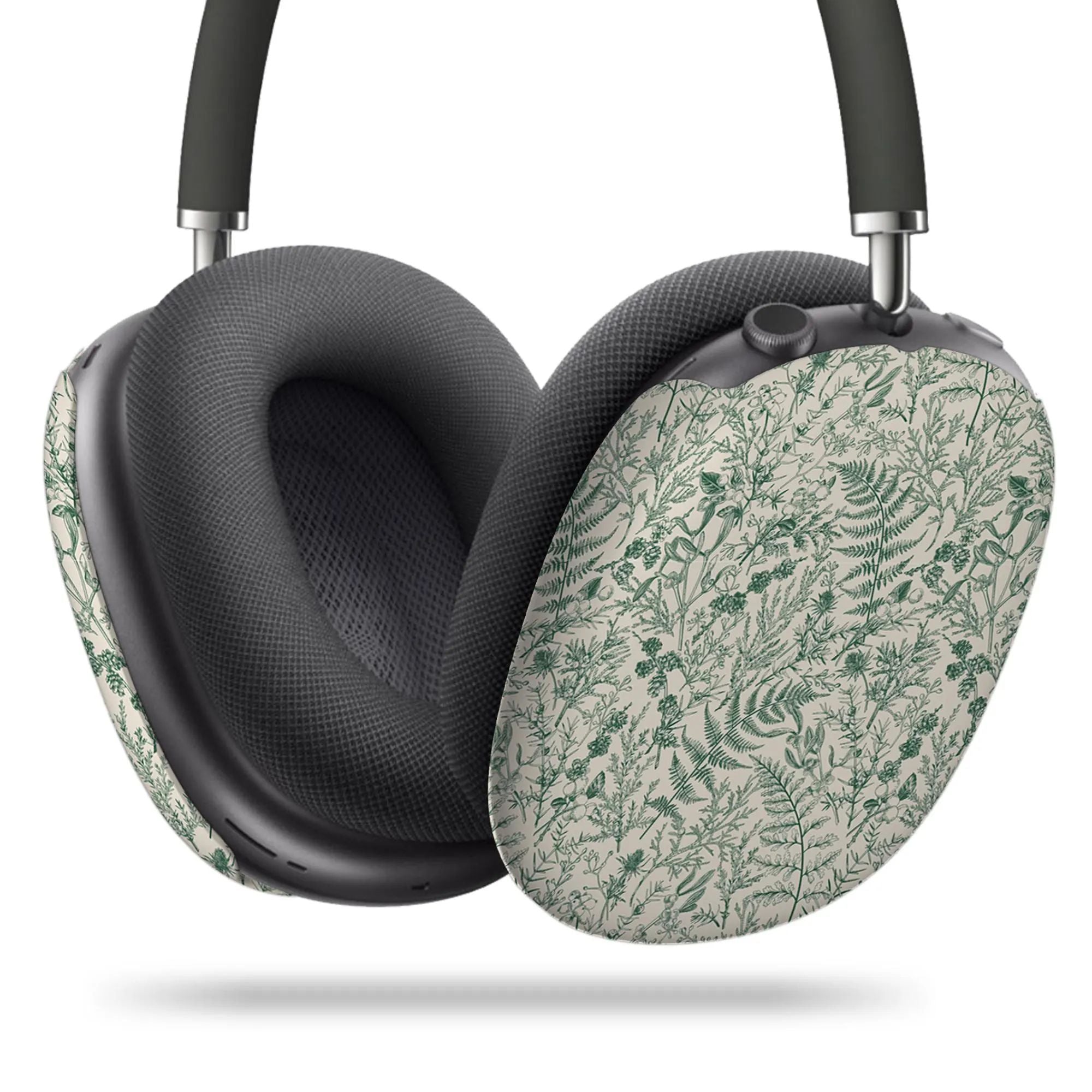 Sage Botanical Green Floral AirPods Max Case