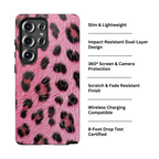 Party Animal Pink Leopard Galaxy Case