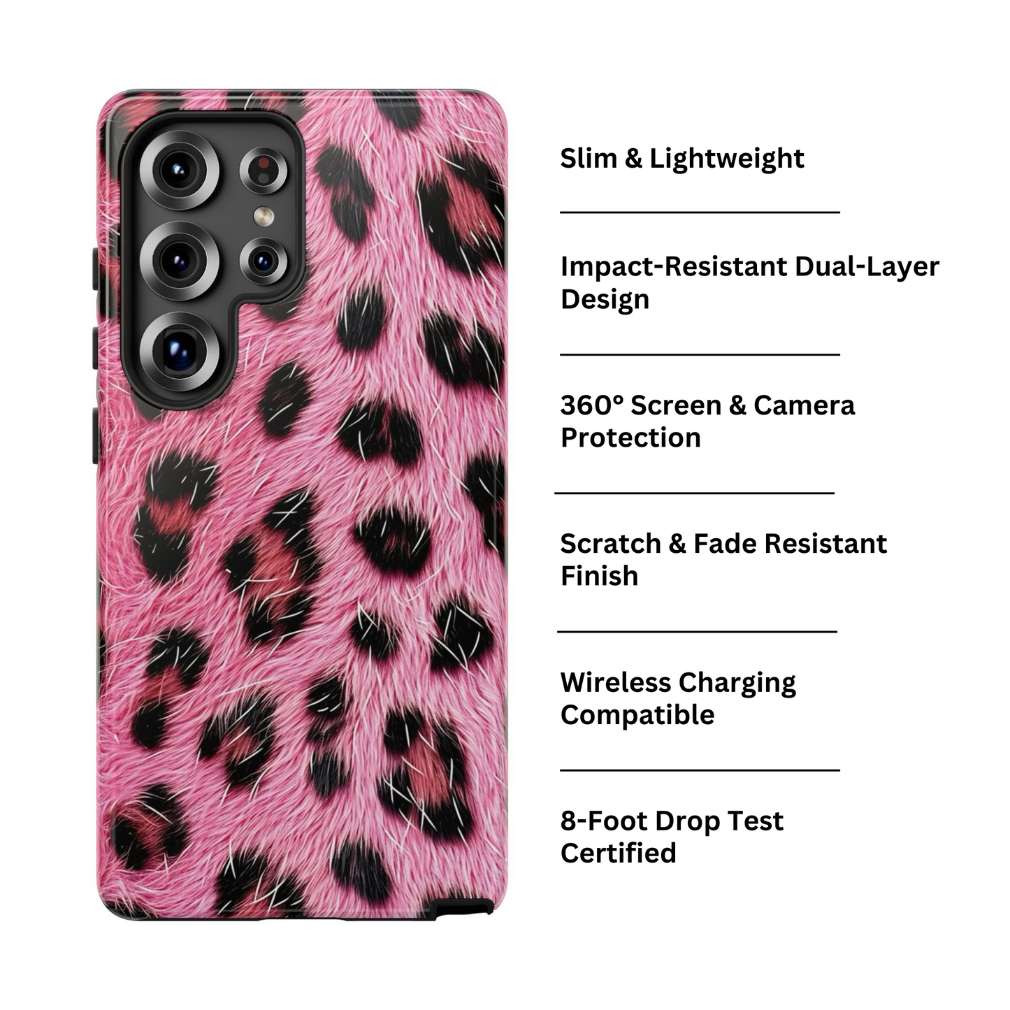 Party Animal | Pink Leopard Galaxy Case