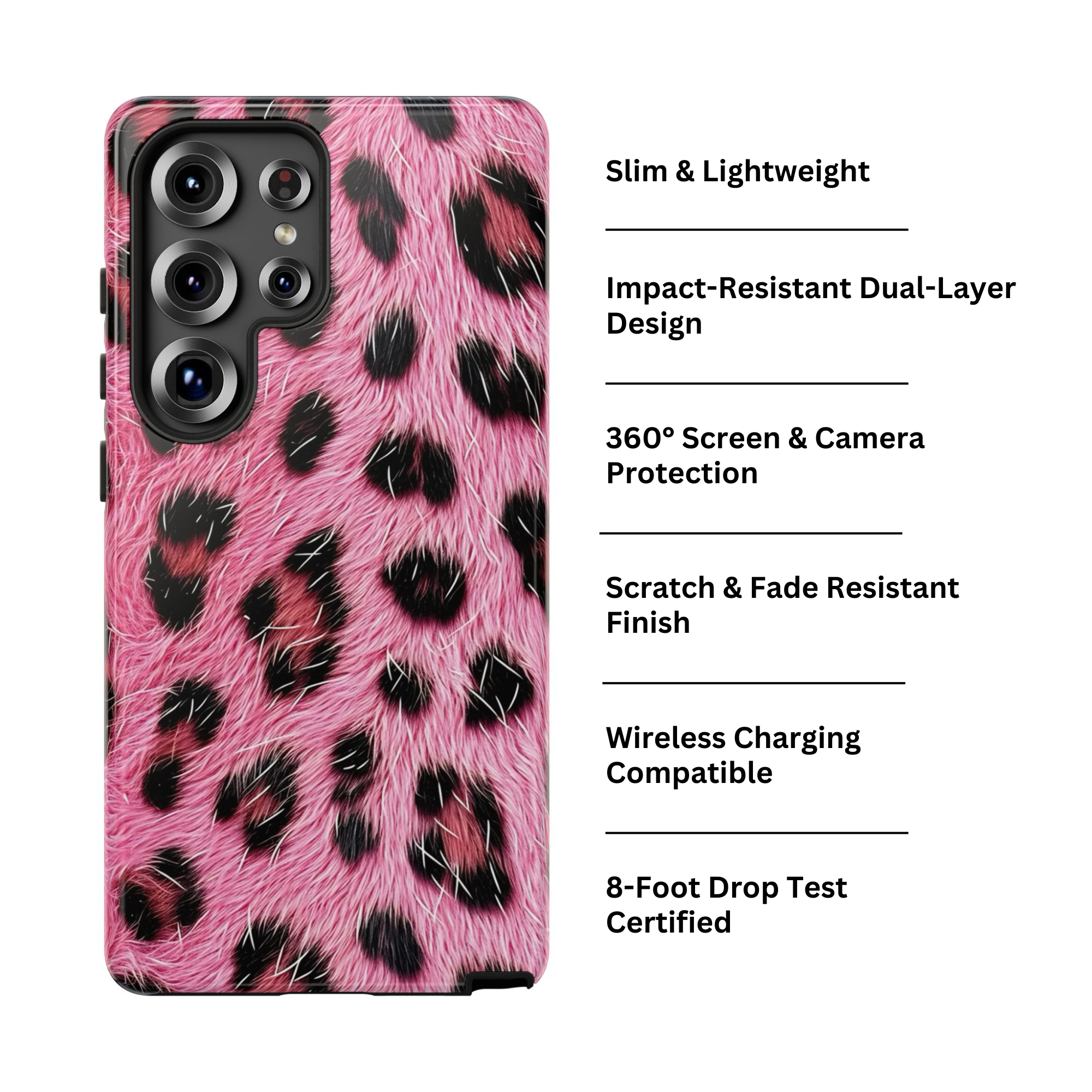 Party Animal Pink Leopard Galaxy Case