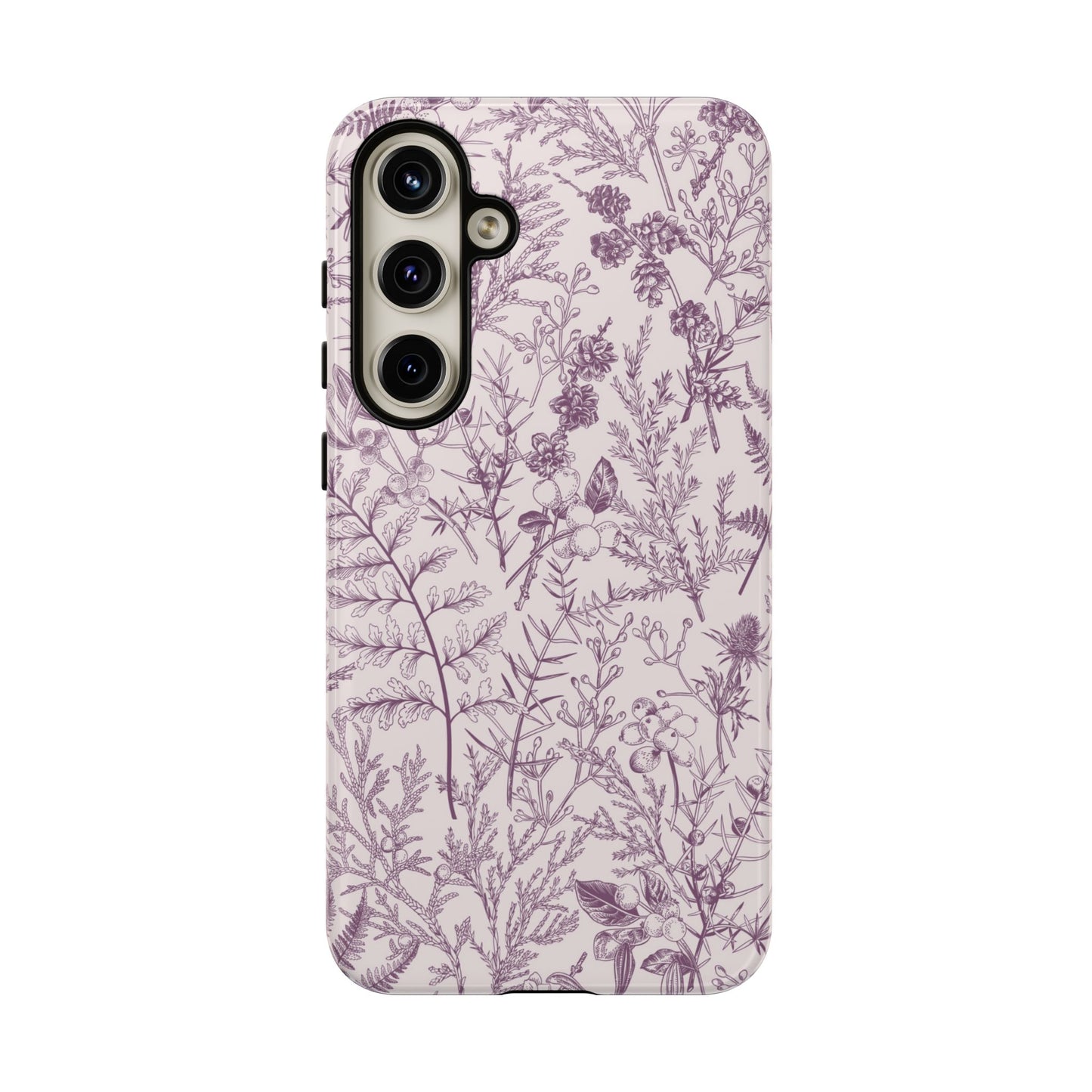 Plum Botanical Garden | Purple Floral Case