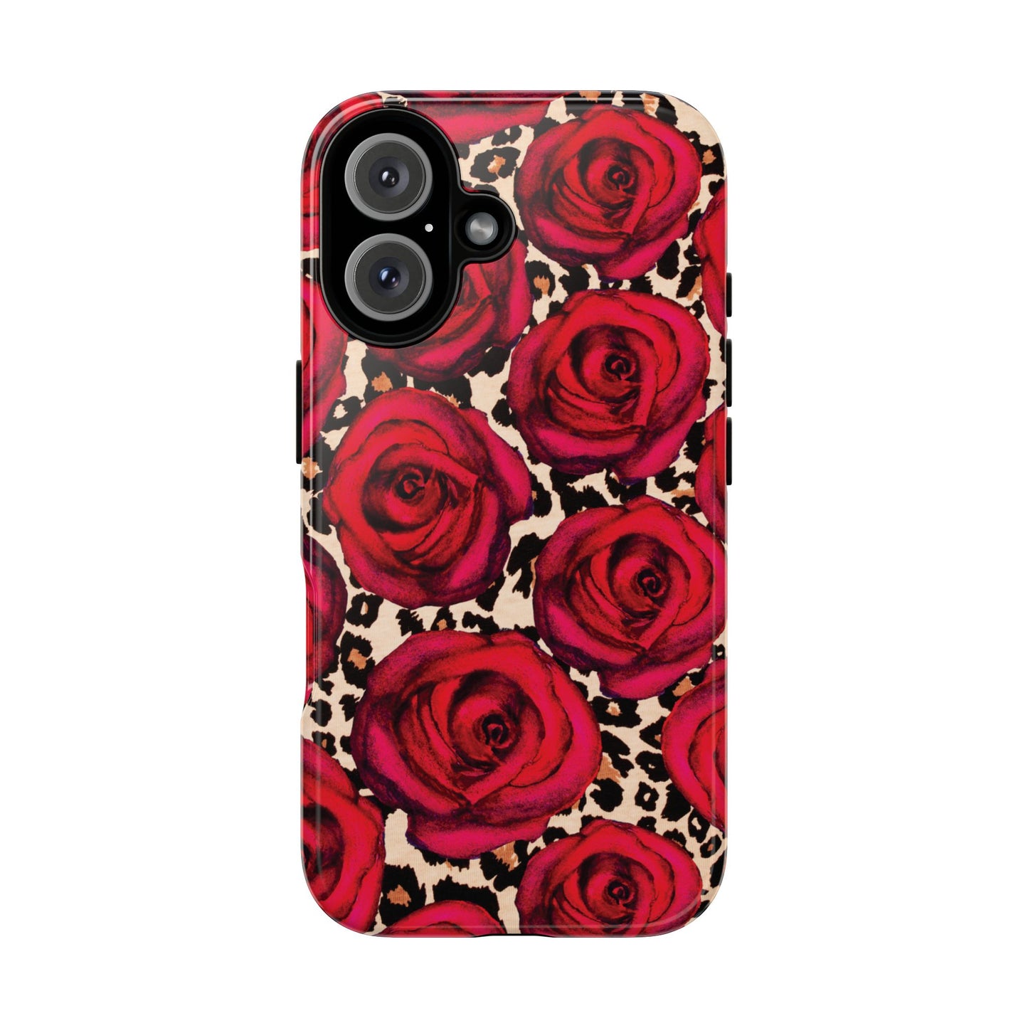 Rose Leopard | Red Floral Case