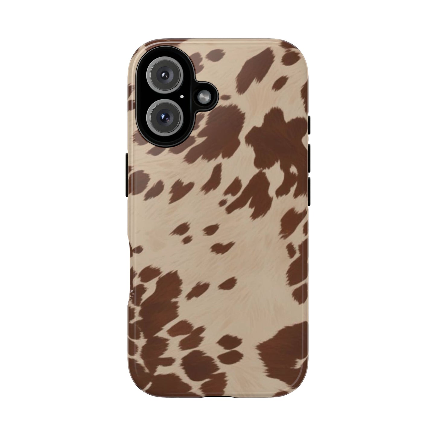 Rodeo Girl | Brown Cow Print Case