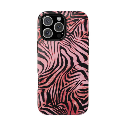 Rosy Zebra | Pink Animal Print Case