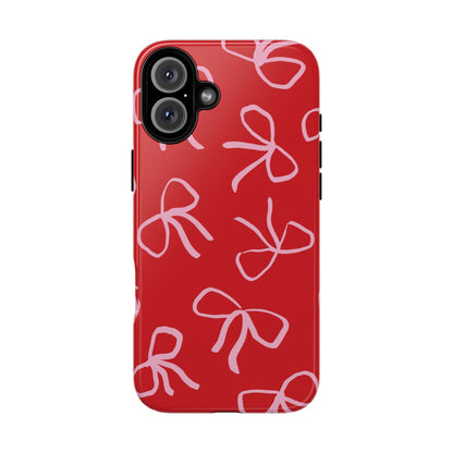 Ribbons & Bows | Red Coquette Case