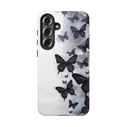 Estuche Galaxy con diseño de mariposas sin límites