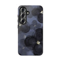 Double Exposure Blue Flower Galaxy Case