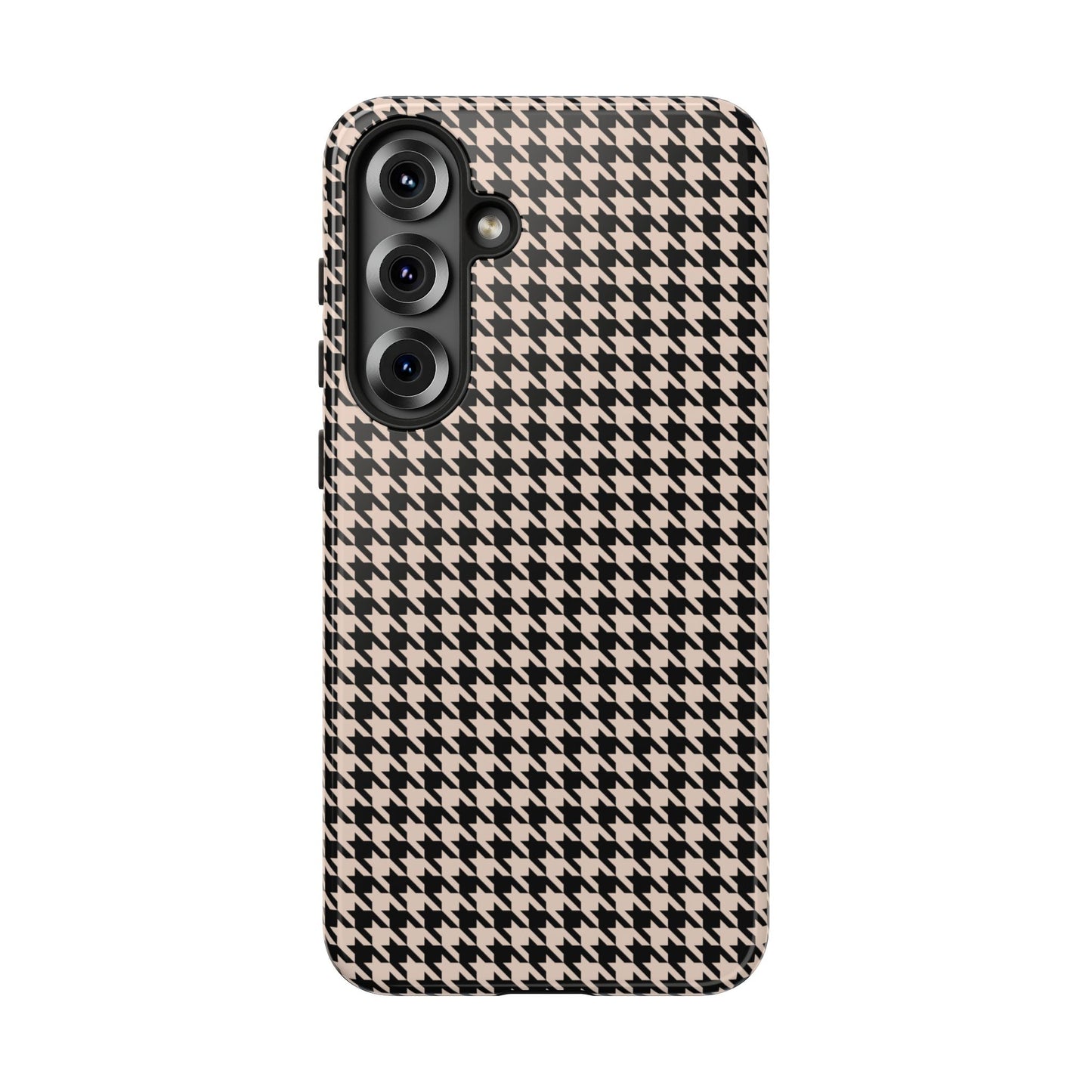 Coque Galaxy à motif pied-de-poule Preppy pour fille de la sororité