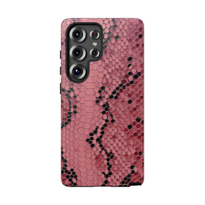 Coque Samsung à imprimé python rose | serpent