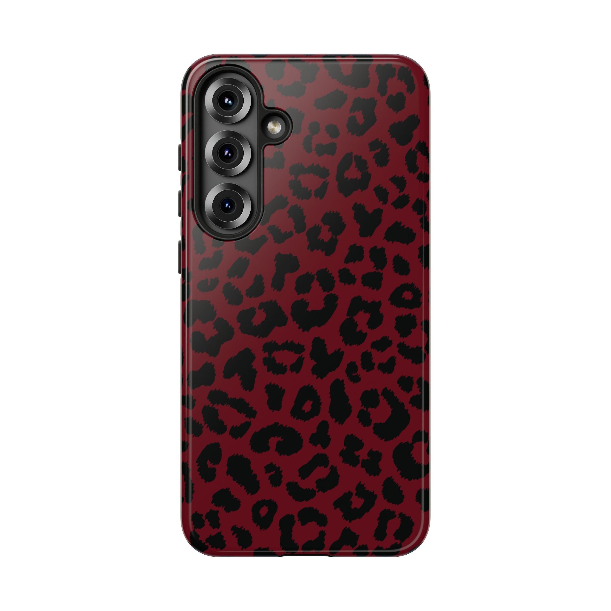 Gone Wild Red Leopard Print Galaxy Case