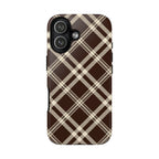 Mocha Plaid | iPhone Case