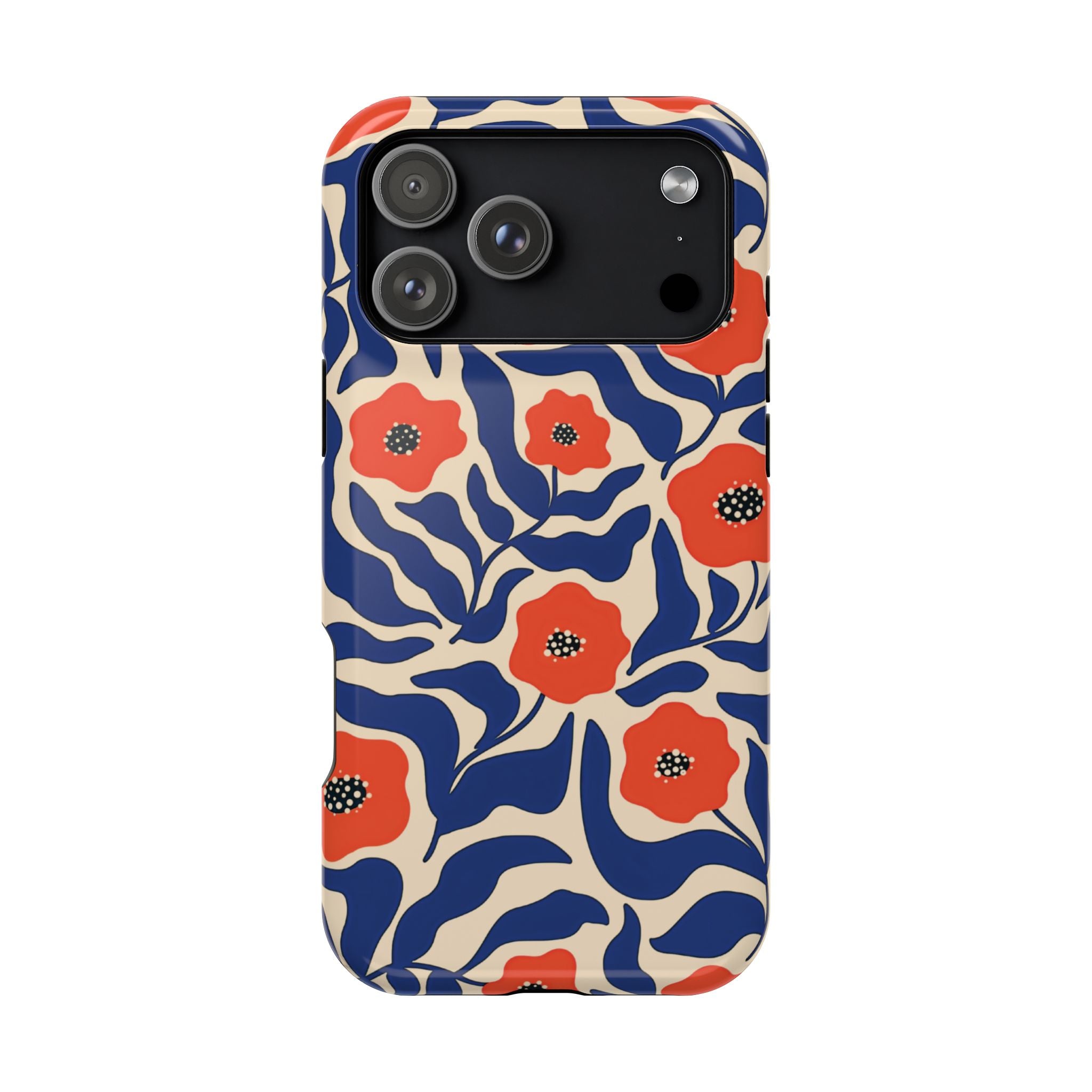 Indigo Poppy Phone Case