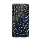 Ciel nocturne | Coque Galaxy avec étoiles bleues