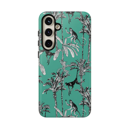 Monkey Business | Retro Tropical Palms Case