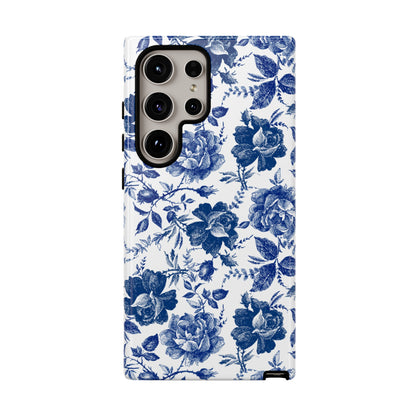 Indigo Rose | Blue Floral Case