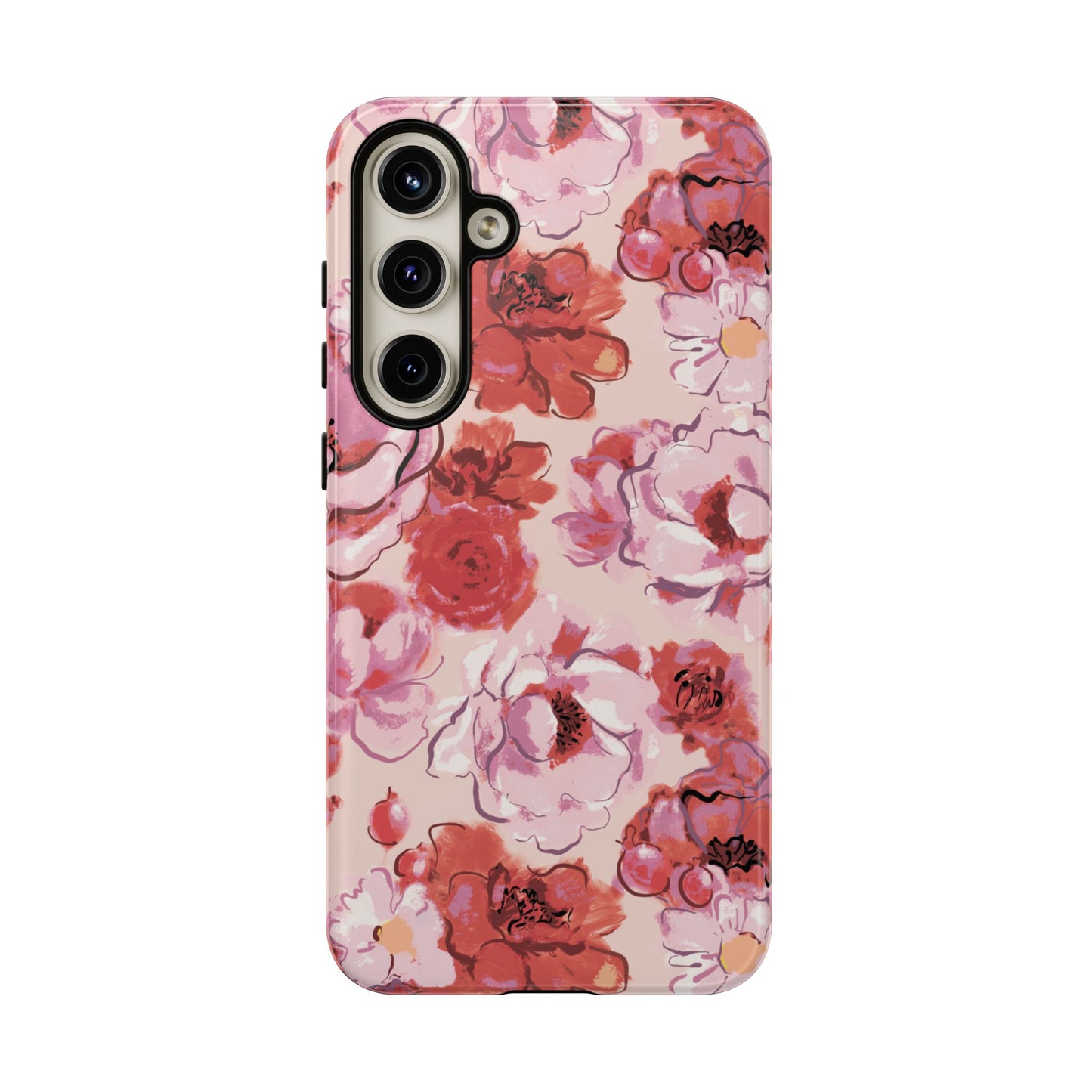 Charmed | Pink Painted Roses Case