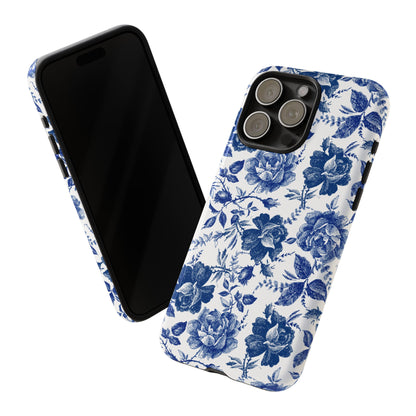 Indigo Rose | Blue Floral Case