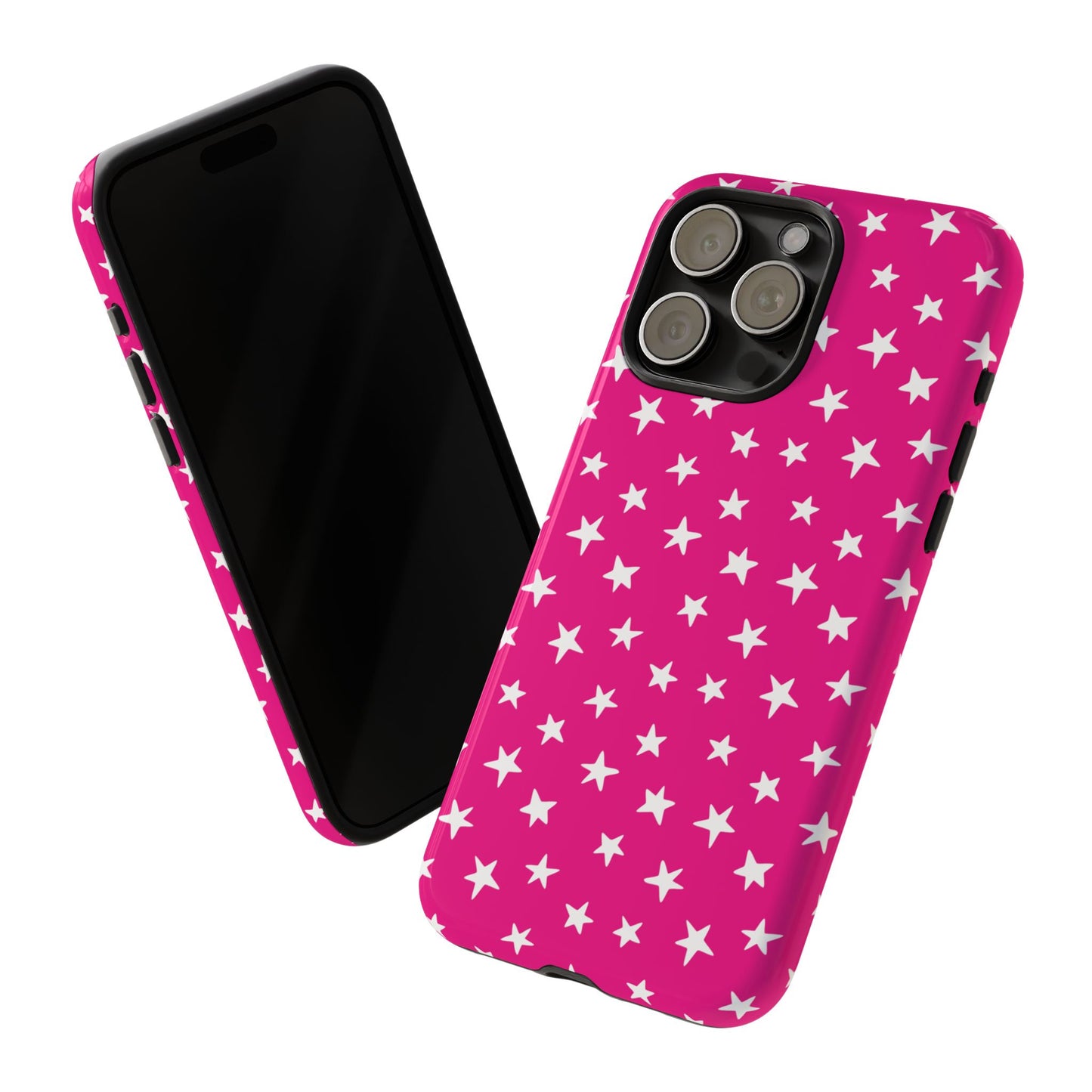 Starstruck | Hot Pink Starry iPhone Case