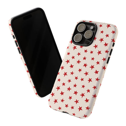 Starstruck | Red Stars iPhone Case