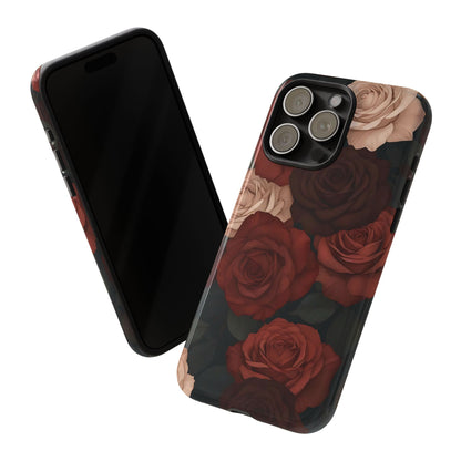 Roses | Brown Floral iPhone Case