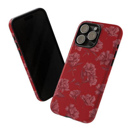 Roses Are Red | Red Floral Case