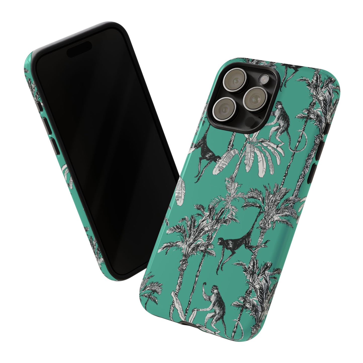 Monkey Business | Retro Tropical Palms Case