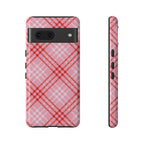 Chanelle Pink Plaid Pixel Case