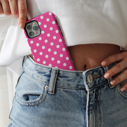 Barbie Girl | Pink Polka Dot Case