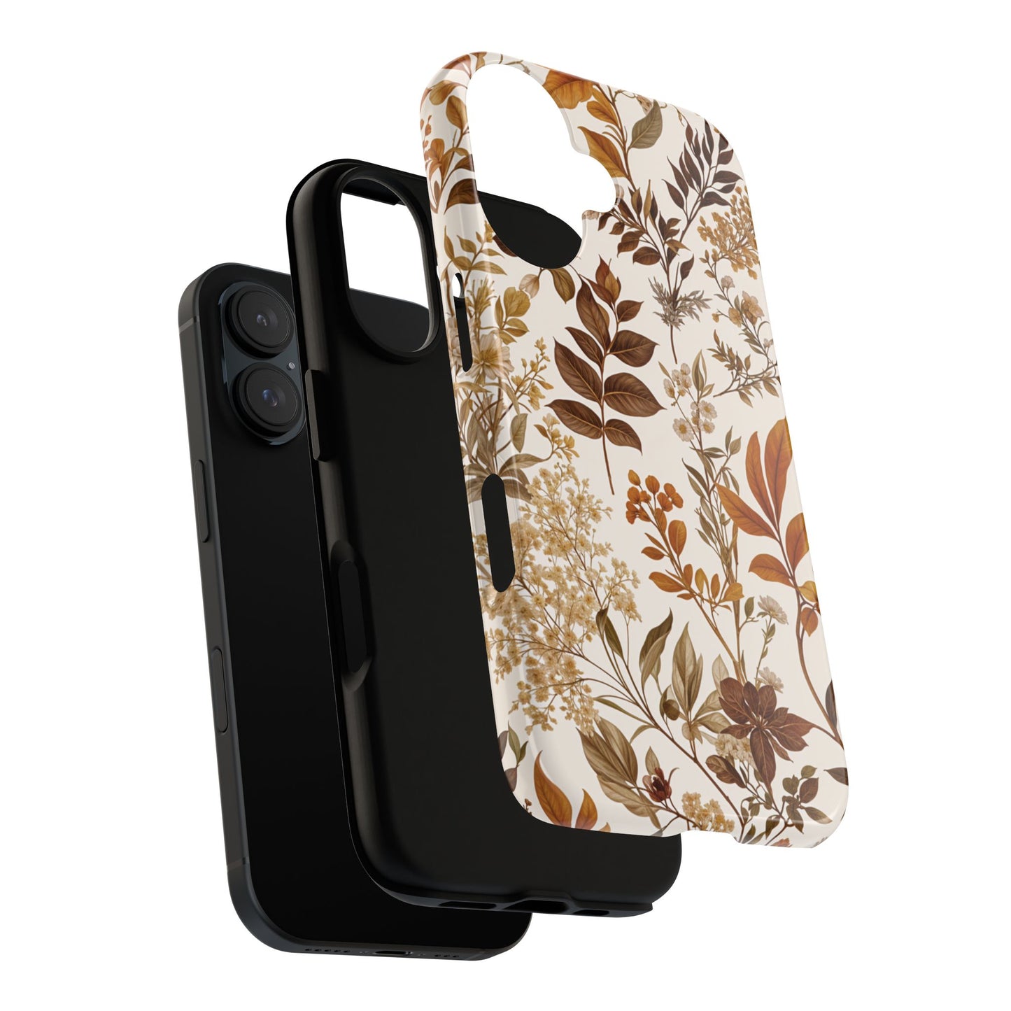 Autumn Botanical | Brown Floral Case