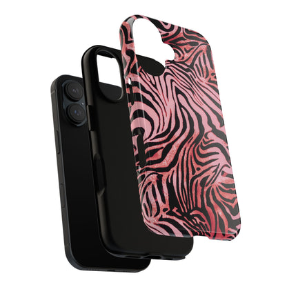 Rosy Zebra | Pink Animal Print Case