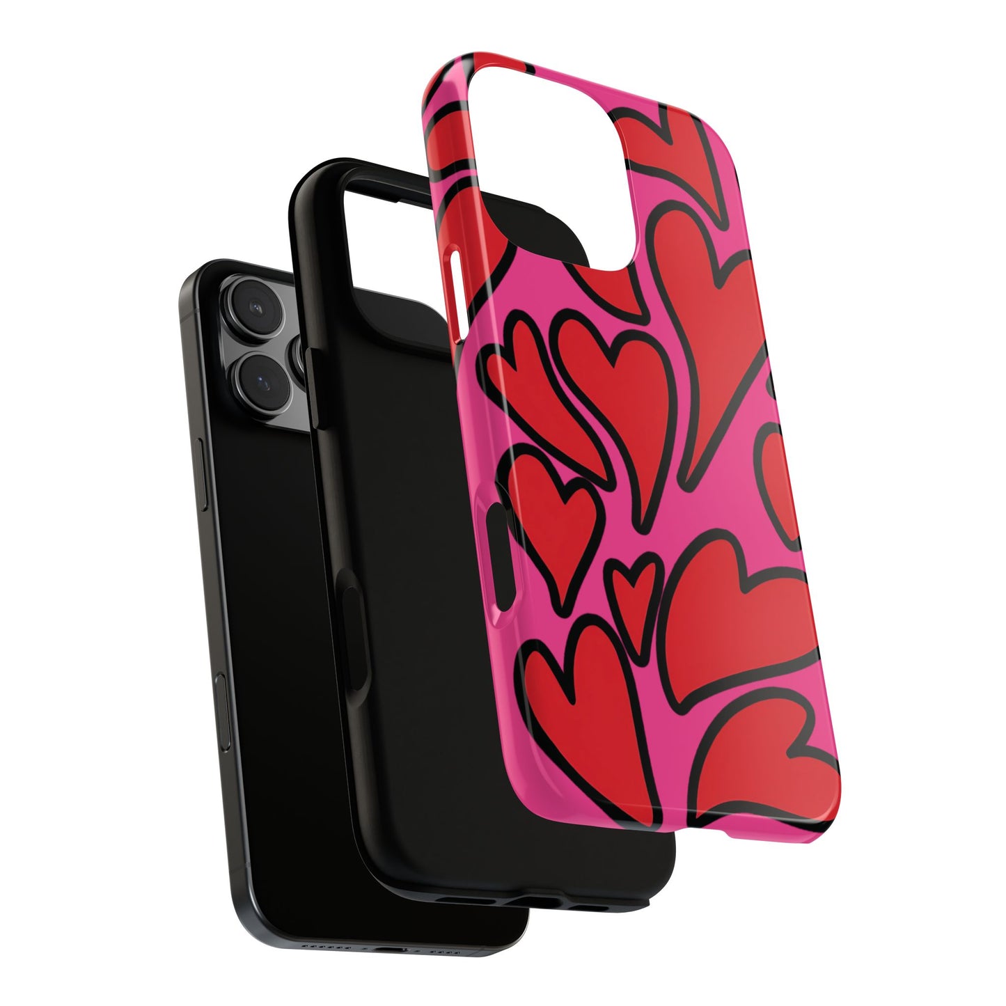 Summer Love | Retro Hearts iPhone Case