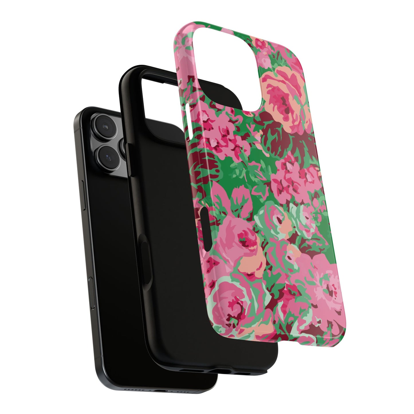 Everything's Rosy | Green Floral iPhone Case