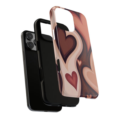 Groove Is in the Heart | Retro Hearts iPhone Case