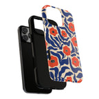 Indigo Poppy Phone Case