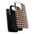Latte Check Phone Case