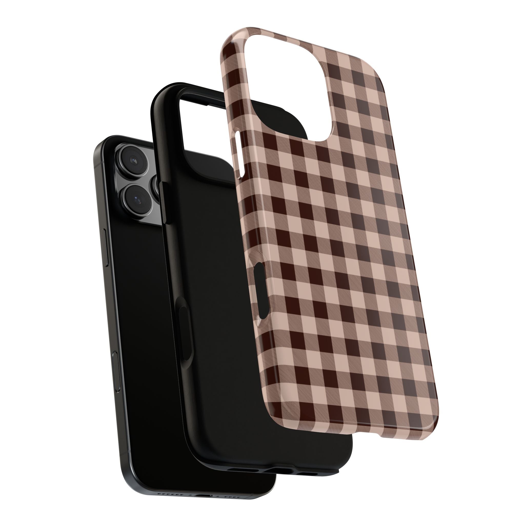 Latte Check Phone Case