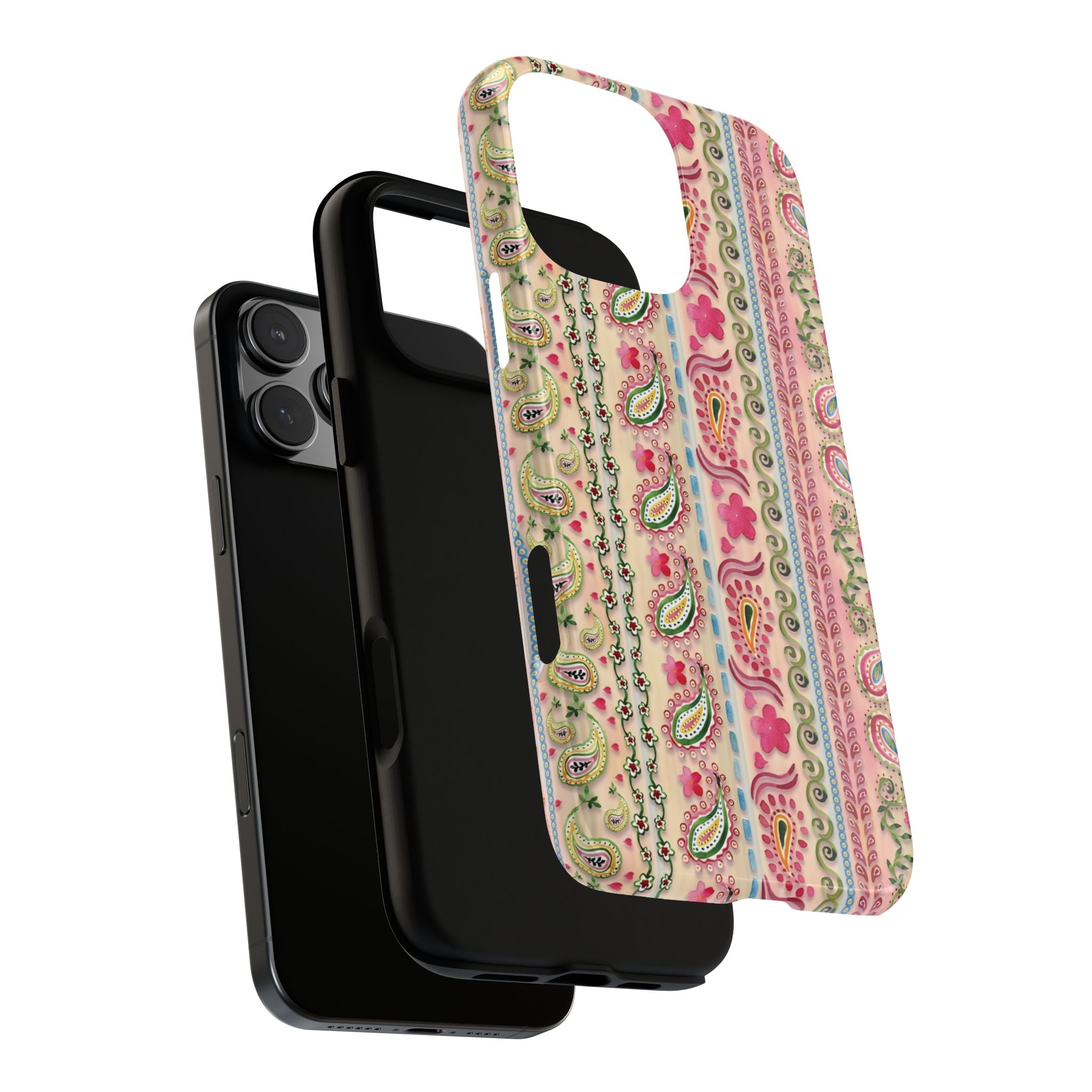 Paisley Stripe Phone Case