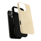 Buttercup Check Phone Case