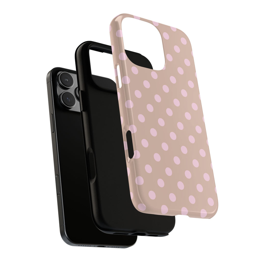 Blush Polka Dot iPhone Case