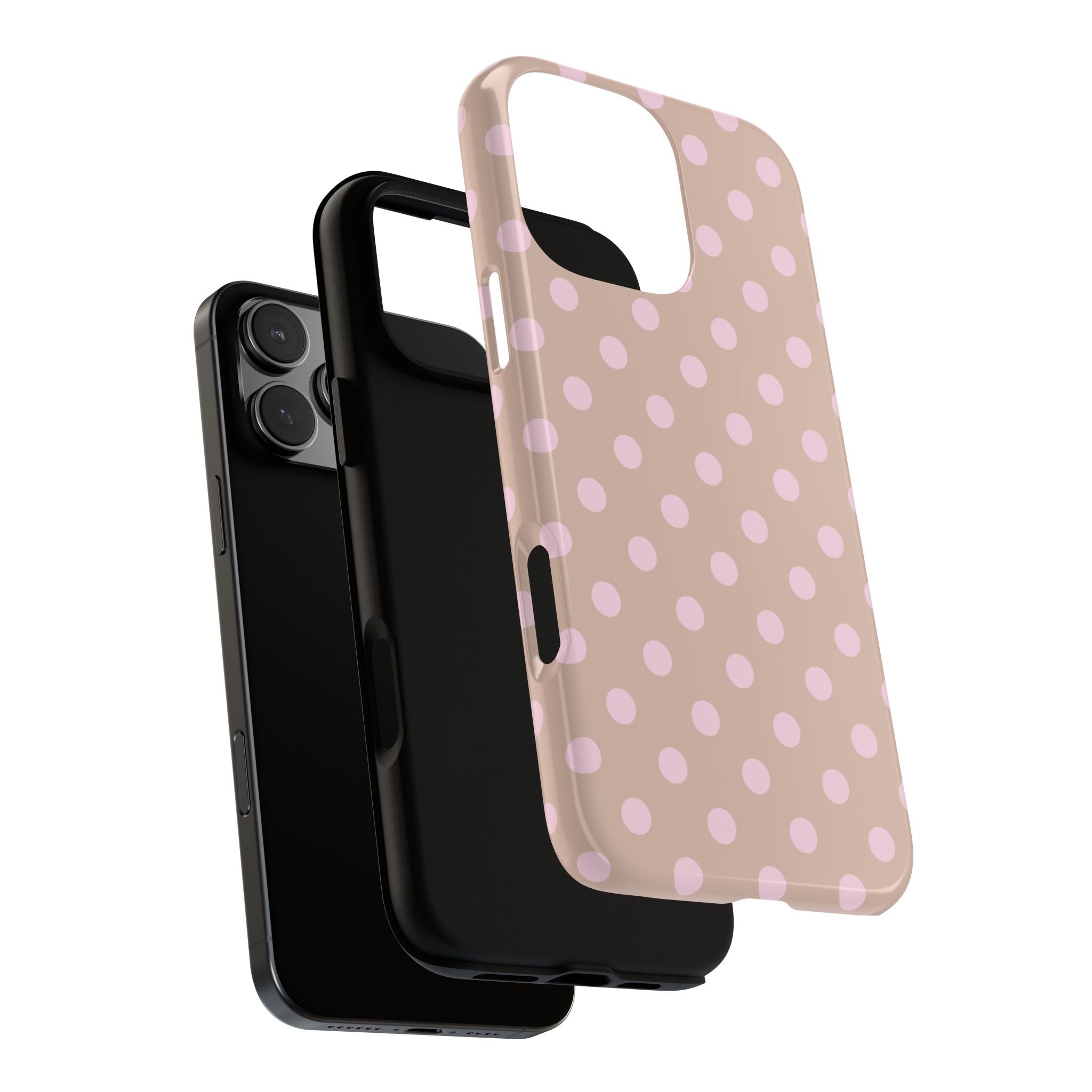 Blush Polka Dot iPhone Case