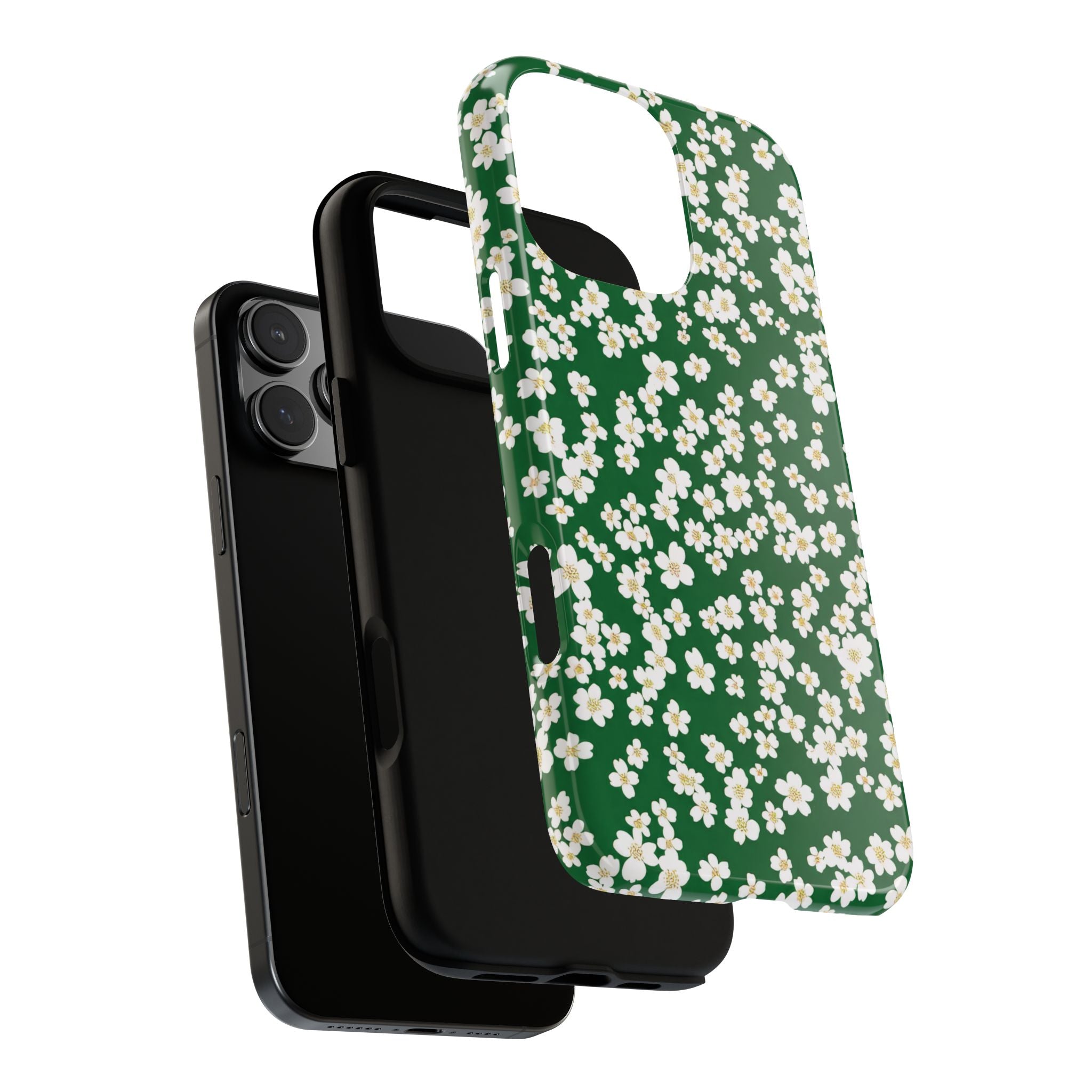 Emerald Bloom iPhone Case