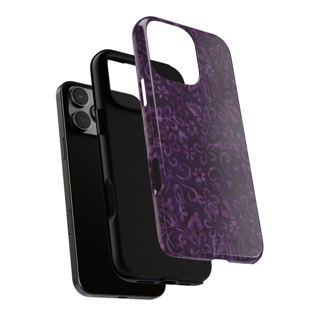 Violet Bloom iPhone Case