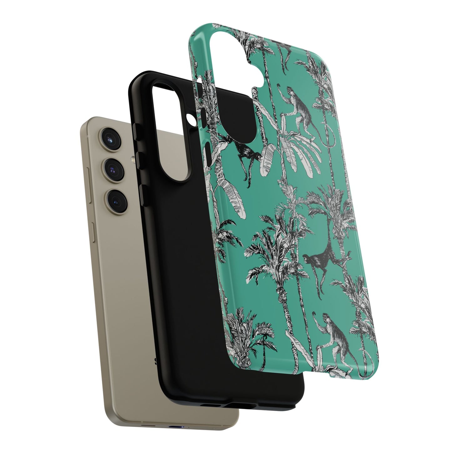 Monkey Business | Retro Tropical Palms Case