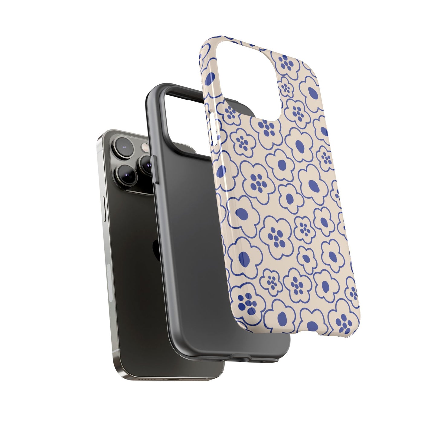 Blossom | Blue Retro Flower Case