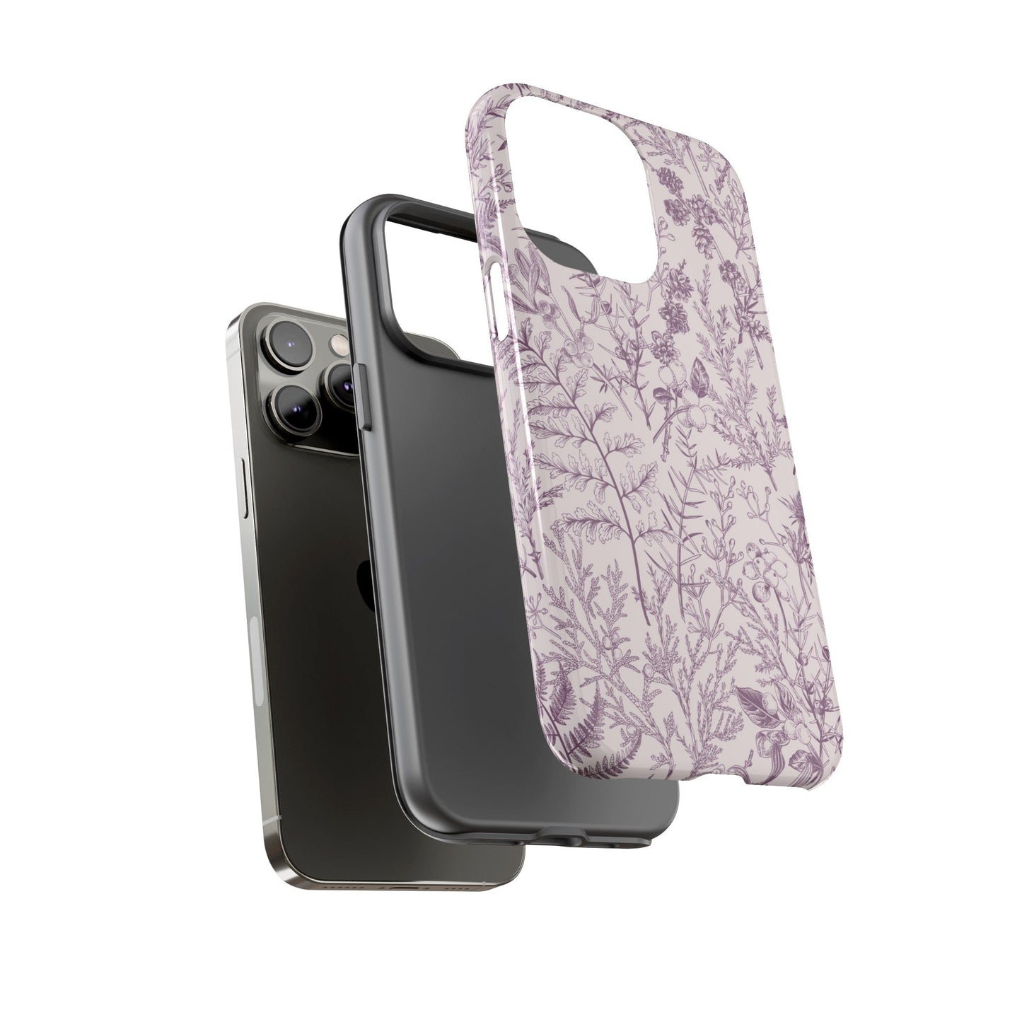 Plum Botanical Garden | Purple Floral Case