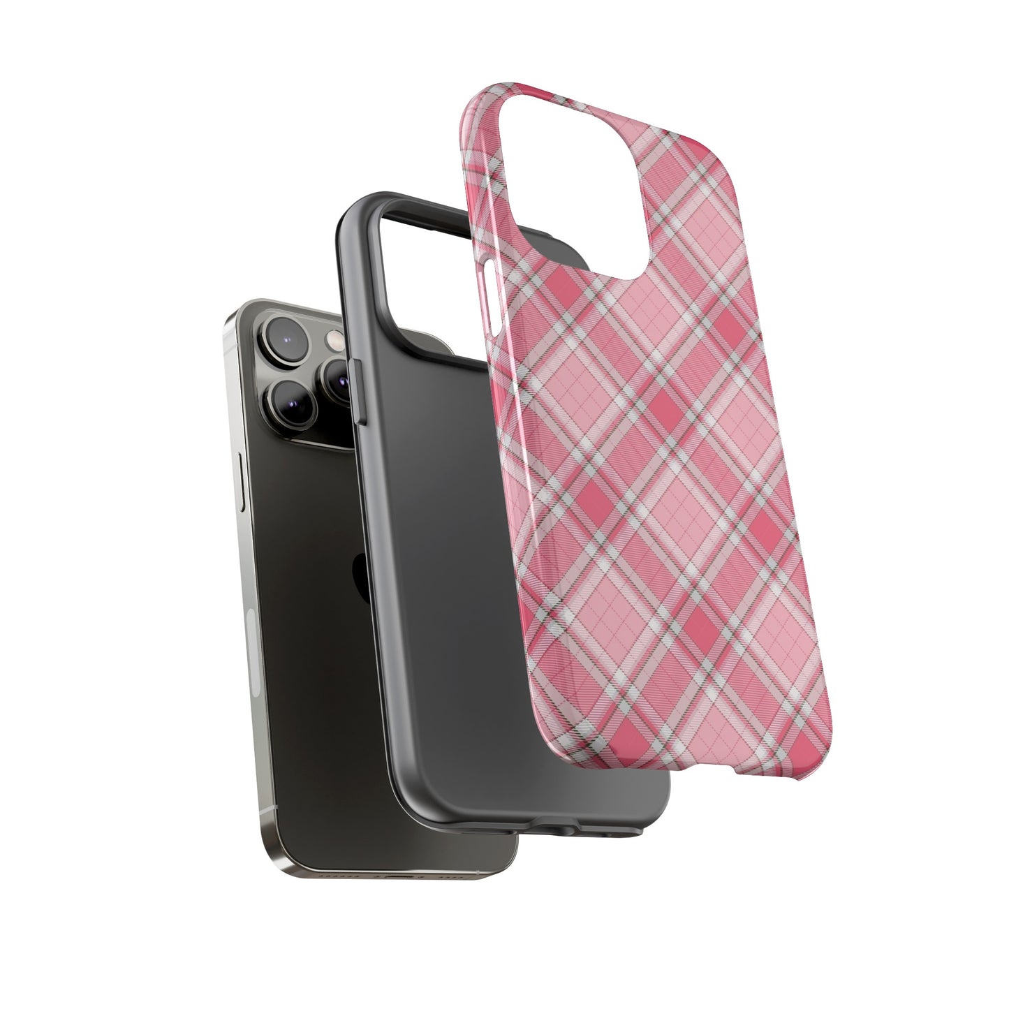 Clueless | Pink Y2K Plaid Case