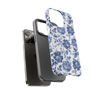 Indigo Rose | Blue Floral Case